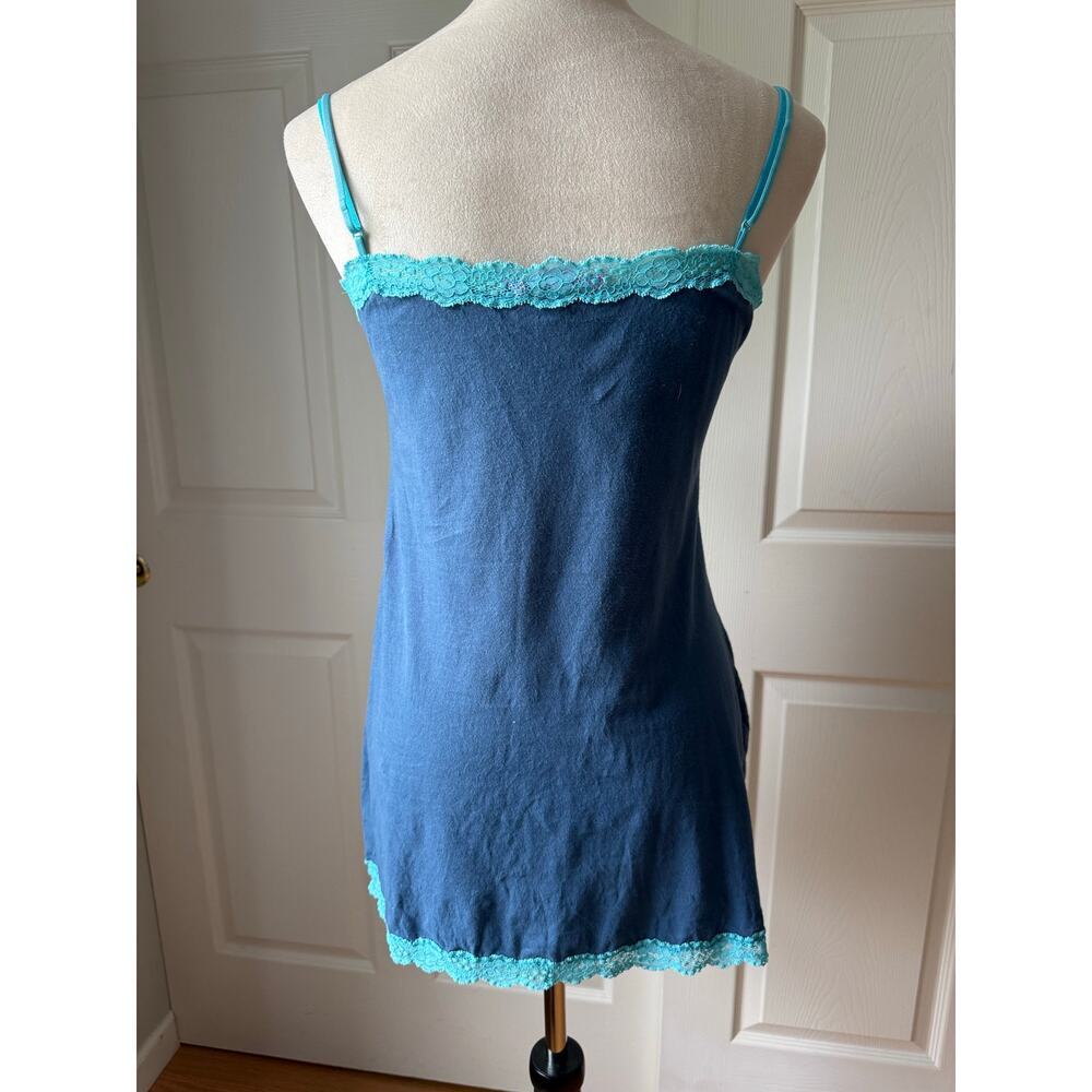 Victoria’s Secret PINK Y2K Crest Lace Cami Mini Dress M/L McBling Baby Doll - Picture 3 of 10